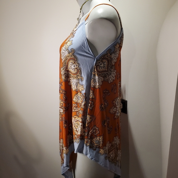 Boho 70s Styled Long Bandana Halter Top - Picture 5 of 7